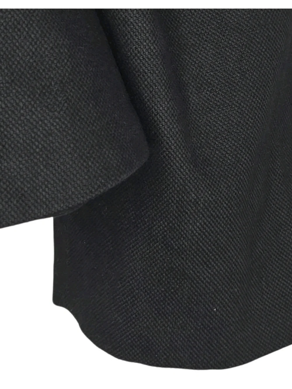 Tuckernuck Womens Black Victorian Square Neck Puff Sleeve Calla Blouse Large